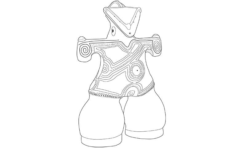 Line drawing of Nakappara
