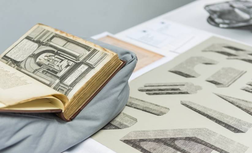 Historic book on display