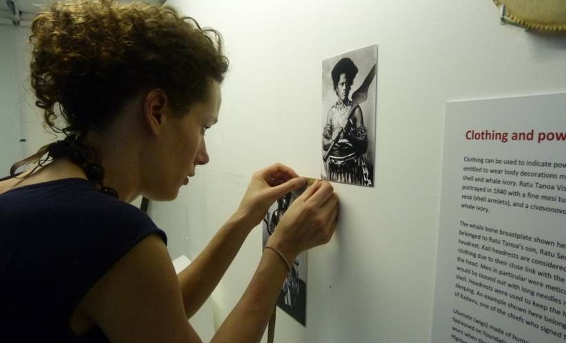 Dr Jacobs Installing Art and Body Exhibition 