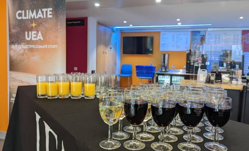 Orange juice and wine