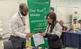NHS stand at Development Employability Week