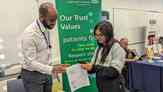 NHS stand at Development Employability Week