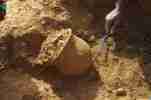 A whole pot unearthed at Birnin Lafiya 