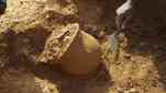 A whole pot unearthed at Birnin Lafiya 
