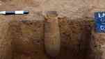 Cylindrical clay pot at Birnin Lafiya