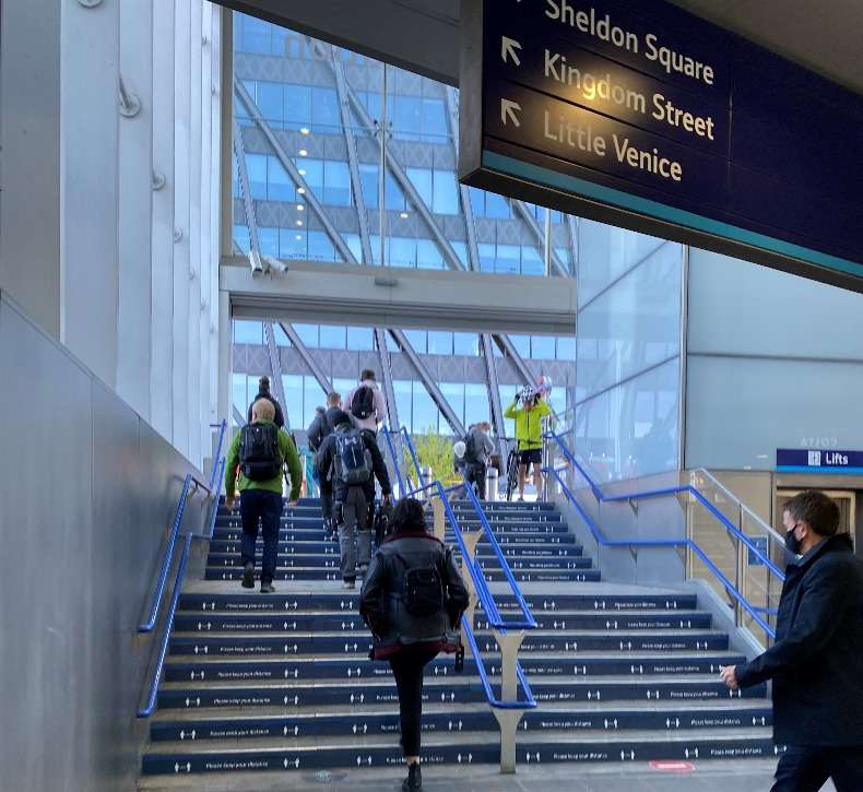 On Katie's new commute