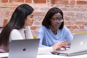 Student with parent or carer