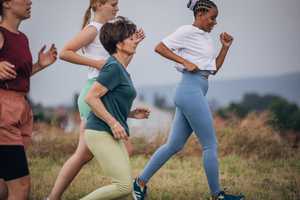 Women running