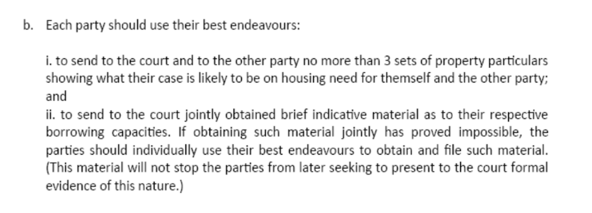 order on future housing