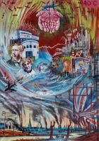 Elements Panel 5 to accompany the Climate Mural for Our Times in Norwich City Hall