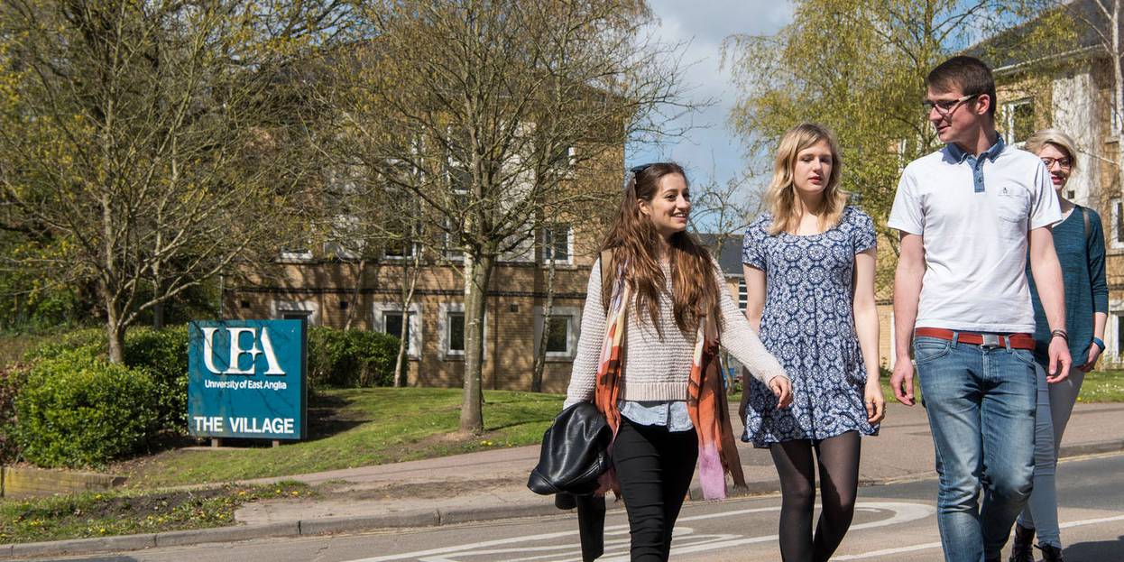 Accommodation Village Students Walking